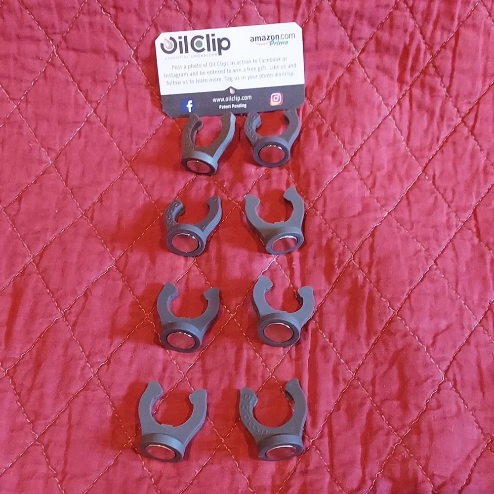 Essential Oil Magnetic Oil Clips Set Of 8 - Picture 2 of 2